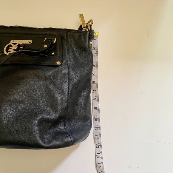 Michael Kors Black Soft Leather Satchel - Picture 13 of 14